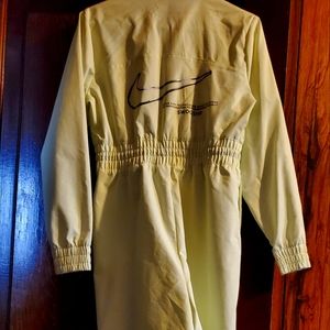 Lime green Nike jumpsuit